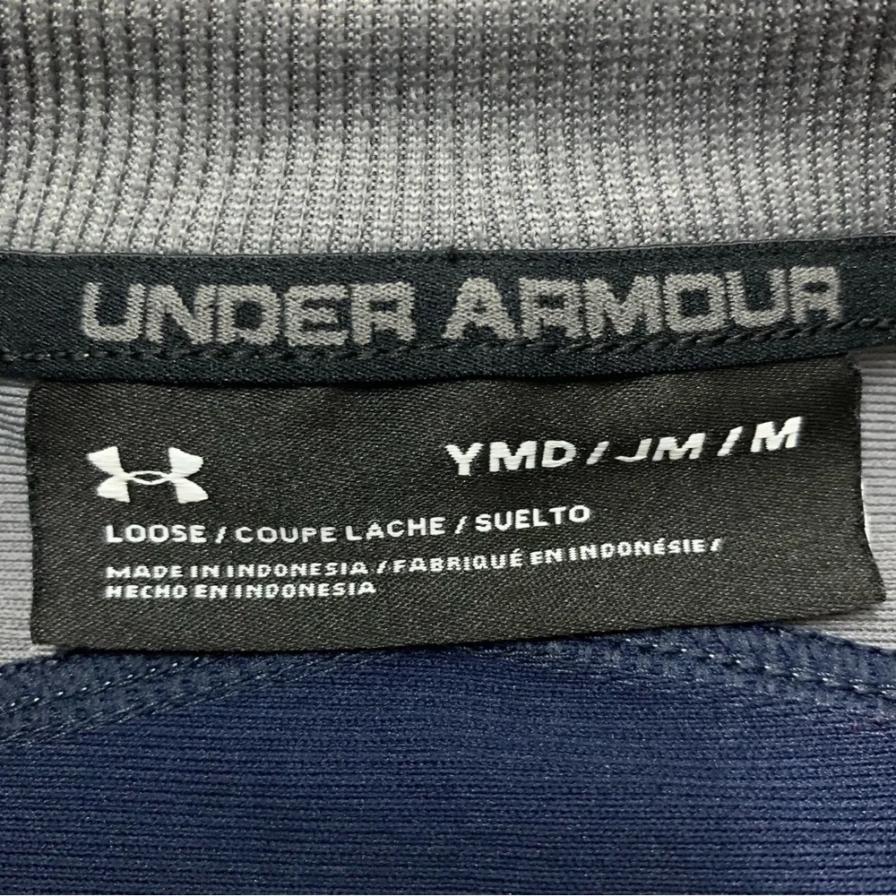 Under Armour Boys Challenger II Track Jacket Size M, Blue, Gray Sports Jacket